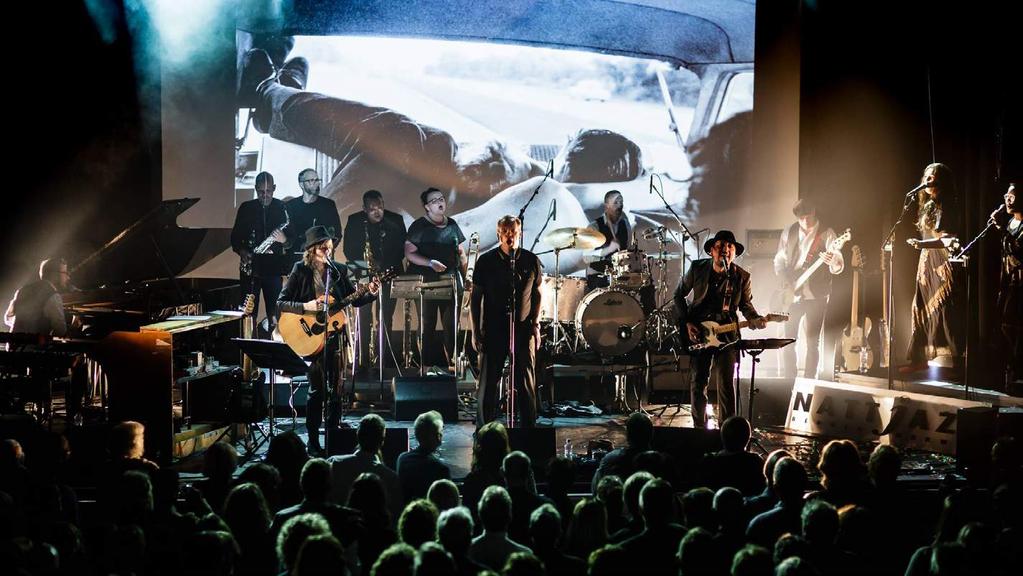 Foto: Oddbjørn Steffensen / Nattjazz Frode Grytten Beat Band spilte i Røkeriet USF under Nattjazz 2017. ÅRET 2017 USF etablerer seg for alvor som Vestlandets store scene for konserter, film og kunst.