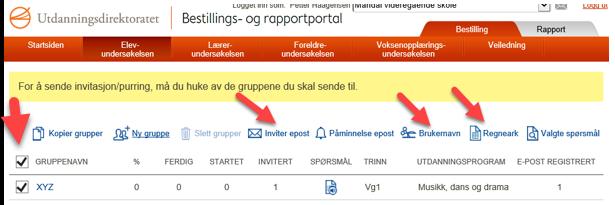 epostadresser kan du nå velge «Inviter epost».