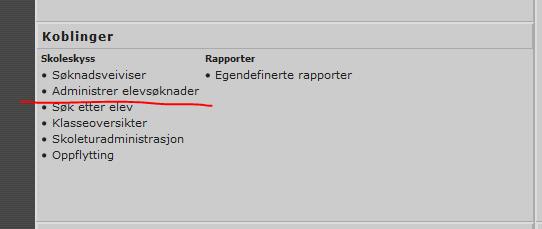 Endring av elevopplysninger lukke søknad Når det skjer endringer hos elev som kan påvirke skyssretten hans må skolen gå inn og