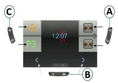 2.9.3 Stille inn klokkeslett Symbolet for klokkeslettet (se kapittel "Aktivere programmeringsmodus") vises i displayet.