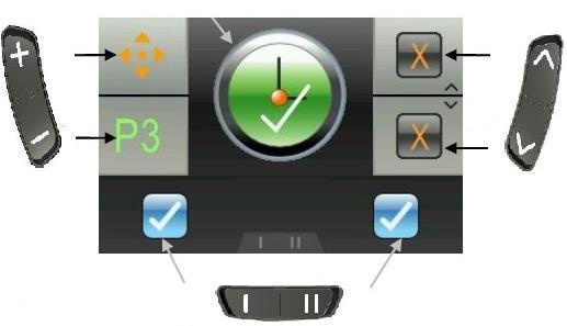 2.9.4 Vise/skjule klokkeslett Symbolet for klokkeslettvisning (se kapittel "Aktivere programmeringsmodus") vises i displayet. Hvis det grønne symbolet vises i displayet, vises klokkeslettvisningen.