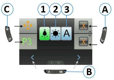 2.9.5 Endre skjermens bakgrunnsfarge Symbolet for skjermens bakgrunnsfarge (se kapittel "Aktivere programmeringsmodus") vises i displayet.