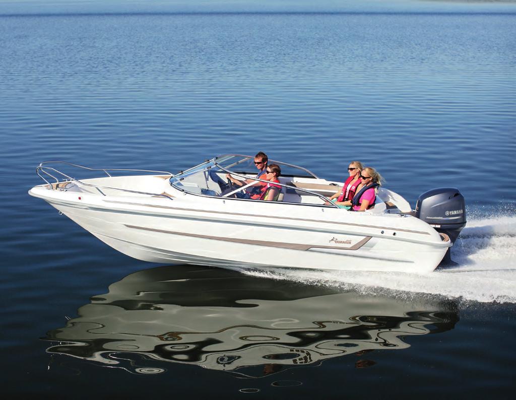 Elsker du vannsport, er Yamarn 63 BR et perfekt alternatv. Den robust konstruerte båten har dyp V-formet bunn.