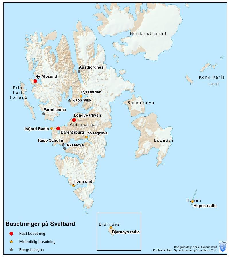 2 Introduksjon til virksomheten og hovedtall Årsrapporten 2017 for Sysselmannen på Svalbard er utformet på grunnlag av målsettingene som er gitt i St.prp. nr.