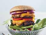 no Foto: Veslemøy Vråskar UKENS OPPSKRIFT Double California Burger Ingredienser (2 porsjoner): 2 pakker Burgermester Storfeburger eller Baconburger 1 pakke Burgermester Burgerbrød 1