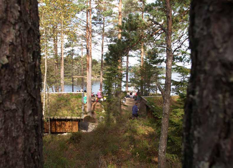 OGGE NATURSKOLE Naturskoleleiren ligger på