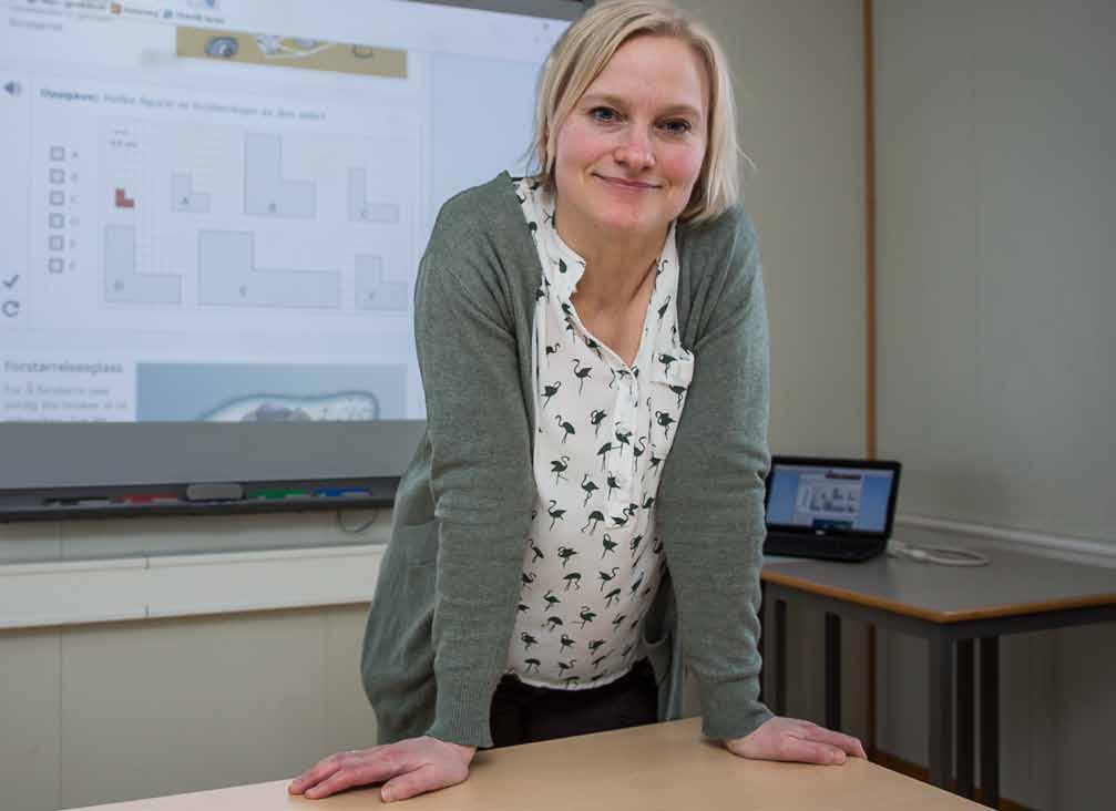 Derfor ser de fram til leksene For to år siden gikk lærer Randi Aaseth ved Vardal ungdomsskole i Gjøvik inn som én av flere piloter i et nytt matematikkprosjekt sammen med forlaget CyberBook: