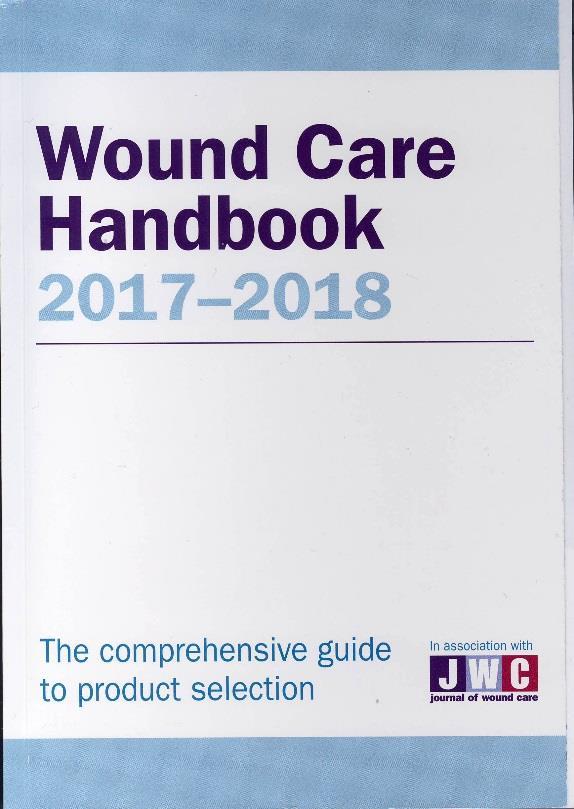 Hva omtales Cowan, T (ed). Wound Care Handbook 2017-2018 (10th edn). Mark Healthcare, 2017, http://www.woundcarehandbook.