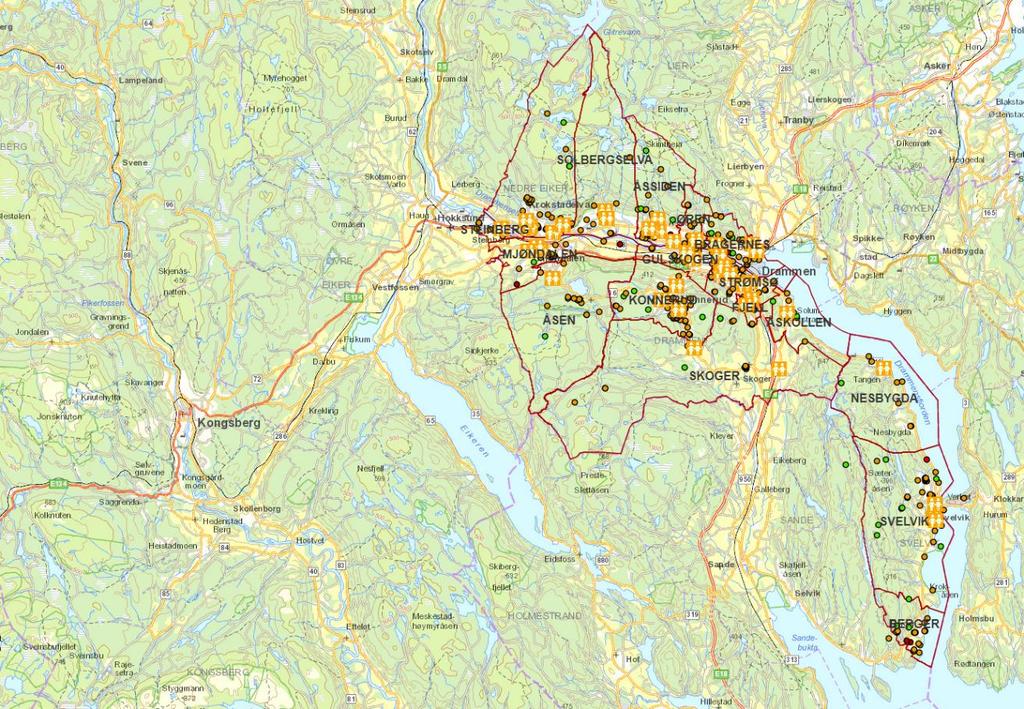 Idretts- og aktivitetsanlegg Antall anlegg for idrett, fysisk