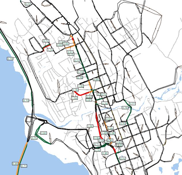 Helhetlig strategi fr framkmmelighet fr gående g syklende g fr kllektivtrafikk Parkeringsstrategi sm deler inn i sner g