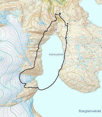 24 I tillegg til støy fra utstyr vil helikoptertransporten generere støy. Figur 24 og 25 viser støykonturer for L den 40 db for de 4 uttaksområdene.