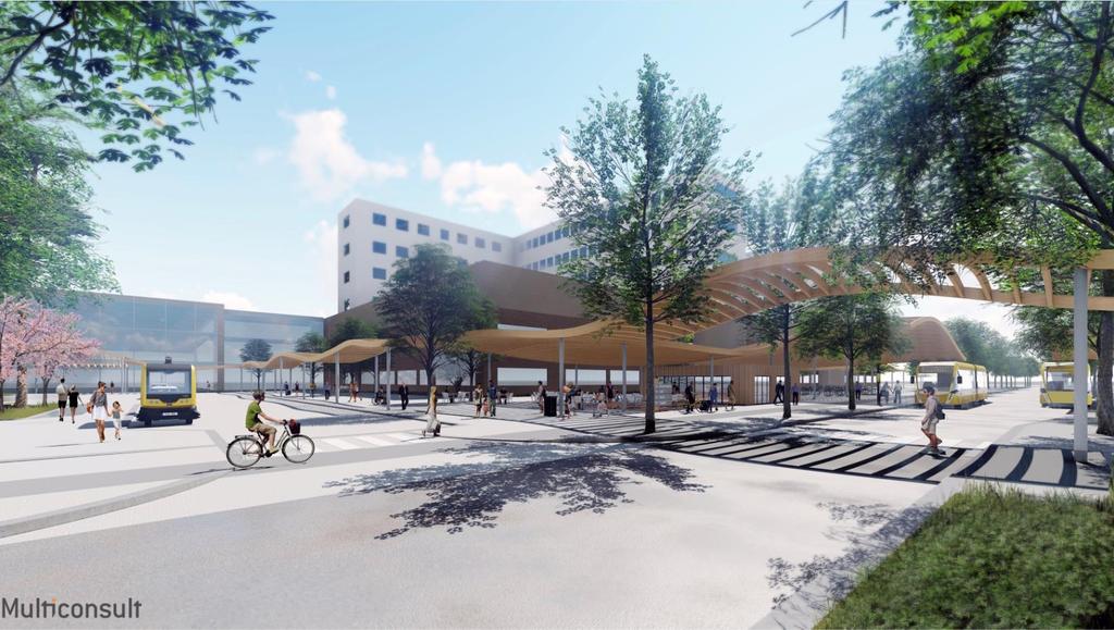 RAPPORT Mobilitet til nytt sykehus i Drammen OPPDRAGSGIVER Brakar AS EMNE Konsept for