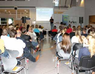 ungdomsskole. Temaet for dagen var «trender og aktiviteter», og elevene fikk både foredrag og gjennom førte en workshop hvor de skisserte sin drømmeskolegård og drømmeanlegg i kommunen.