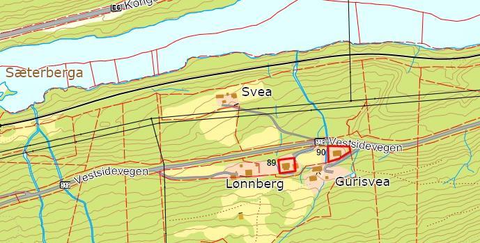 22 2.1 Område: Lønnberg/Gurisvea Kartblad nr.