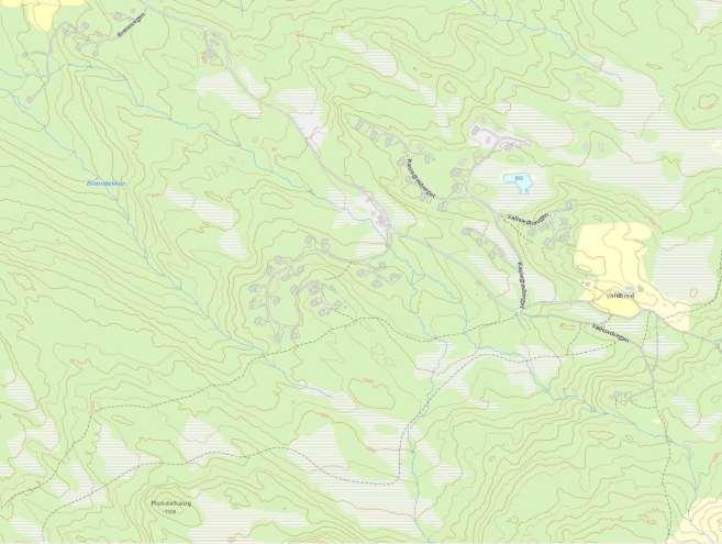 Nystølfjellet, Gol, 100 hytter, 400 pe Hyttefelt under utbygging.