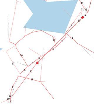 13 Figur 3 Kart som beskriver vegstrekninger for framtidig situasjon Benyttet