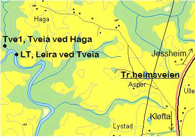 23 2.4.5 Vannkvalitetsutviklingen i Tveia v /Haga, Tve1. Figur 1 viser vannkvalitetsutviklingen i Tveia v /Haga, Tve1, gjennom året.