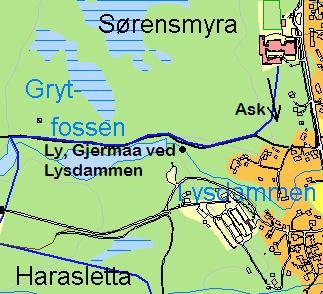 37 2.4.12 Vannkvalitetsutviklingen i Gjermåa v /Lysdammen, Ly. I Gjermåa ved Lysdammen ble det kun tatt to prøver (12.juni og 7.august). Det ble analysert for TP og TKB, se tabell 7 for resultater.