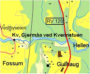 38 2.4.13 Vannkvalitetsutviklingen i Gjermåa v /Kvennstuen, Kv. Figur 25 viser vannkvalitetsutviklingen i Gjermåa v /Kvennstuen, Kv. Ved stasjonen er det tatt 6 stikkprøver i perioden mai - oktober.