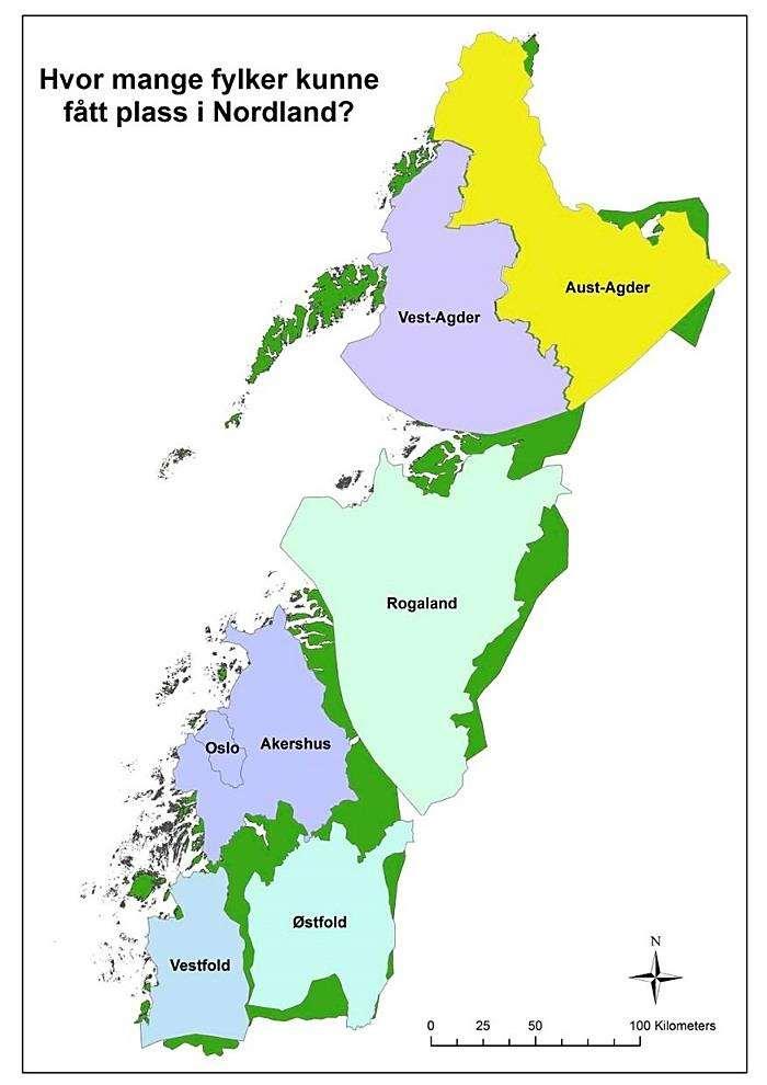 Geografiske utfordringer Nordland politidistrikt Kjøreavstander : 500 kilometer fra Bodø til Brønnøysund (tilsvarer omtrent strekningen Oslo Trondheim) 400 kilometer fra Bodø til Sandnessjøen 340