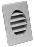 Sjalusirister med karm - Plast Hvit eller Grå Med firkantet eller rund flens Fluegitter på de med 4-kantflens Klikkes fast til