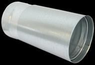 Stål Regulerbar 24-40cm ( lengde ) - Kan forlenges med Muffe eller Nippel Ø100mm Innv.