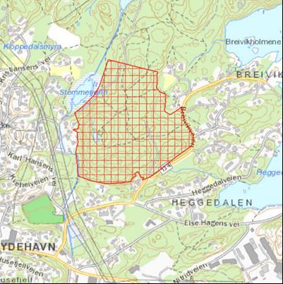 Planer under arbeid Ulleråsen boligfelt, 2822pua2, planarbeid igangsatt 14.1.2009.