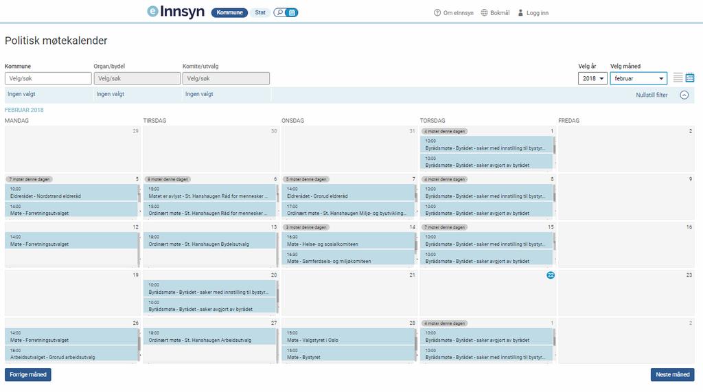 innbyggertjenester - 20,- pr.