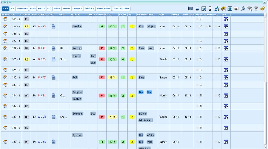 Pasientprioritering - Digitalisering av prioritering til visitt - Rød