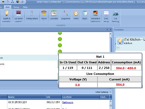 Byggautomasjon Software Diagnoseverktøy Alle statusverdier i systemet er tilgjengelige ved bruk av softwaren Sx-Tool og webserver.