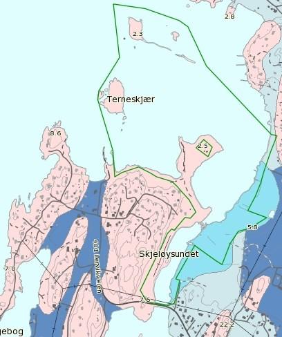 3 NATURGRUNNLAG OG REGISTRERINGER 3.1 Naturgrunnlag Undersøkelsesområdet ligger på kysten helt nord i Fredrikstad kommune på grensen til Råde kommune.