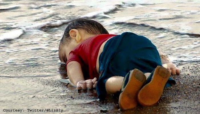 Alan Kurdi September 2015 «( ) Dersom et enkelt barn blir myrdet, så kan det ryste et helt land, ja en hel verden.