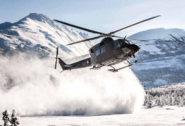 7 Bardufoss flystasjon er Norges hovedbase for helikopter, og her ligger også Luftforsvarets