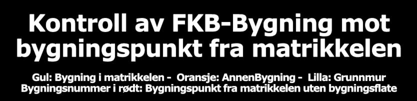 Kontroll av FKB-Bygning mot