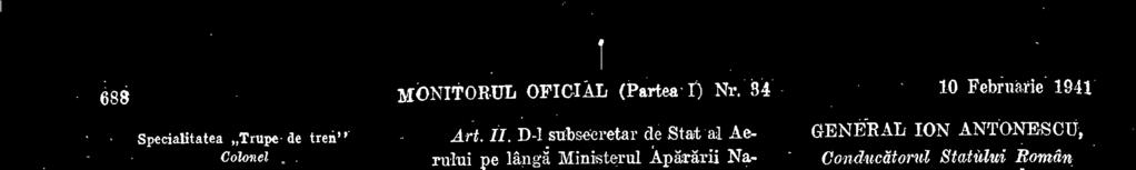 Oetavian, pe data de 13 Februarie 1941, 8 1SIONITORUL OFICIAL (Partea Nr. 34 Art. II.