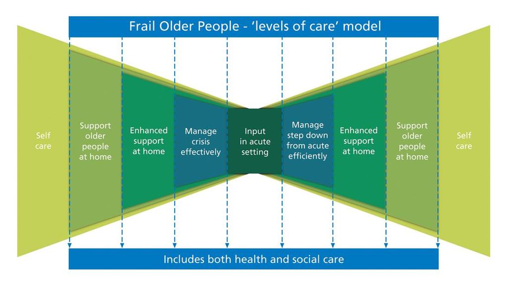 Support to Thrive 6 Strategic Priorities aligned to levels of care Choose to Admit SCOPES (planned care only) Support to Thrive Transfer to Assess Comprehensive Geriatric Assessment (CGA) Pathway
