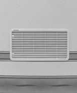 Beskrivelse Kjøleskap VINTERTILPASSING AV KJØLESKAPETS VENTILASJON For å kunne fungere tilfredsstillende må kjøleskapet være riktig ventilert. Kjøleskapet ventileres gjennom gitre på bobilens vegg.