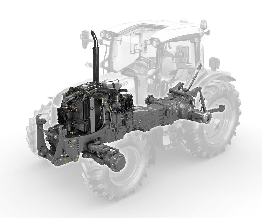 Ved å lage en kort traktor med lang akselavstand og vektfordeling med 50% foran og 50% bak har vi skapt en virkelig allsidig og anvendelig traktor.