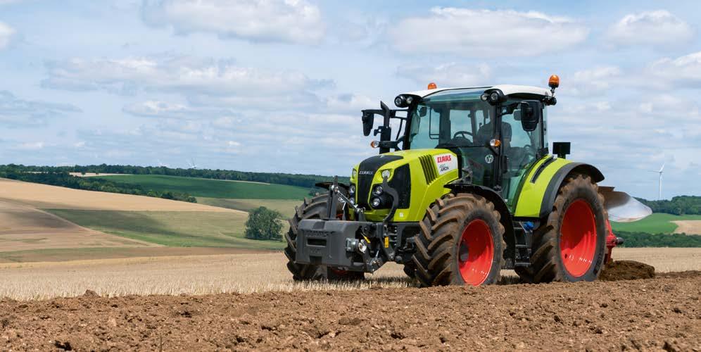 NYHET QUADRISHIFT og HEXASHIFT. Alltid riktig gir. Transmisjon Flere muligheter med CIS (CLAAS INFORMATION SYSTEM). Intelligent girvalg. Man kan velge forskjellig startgir i hver kjøreretning.