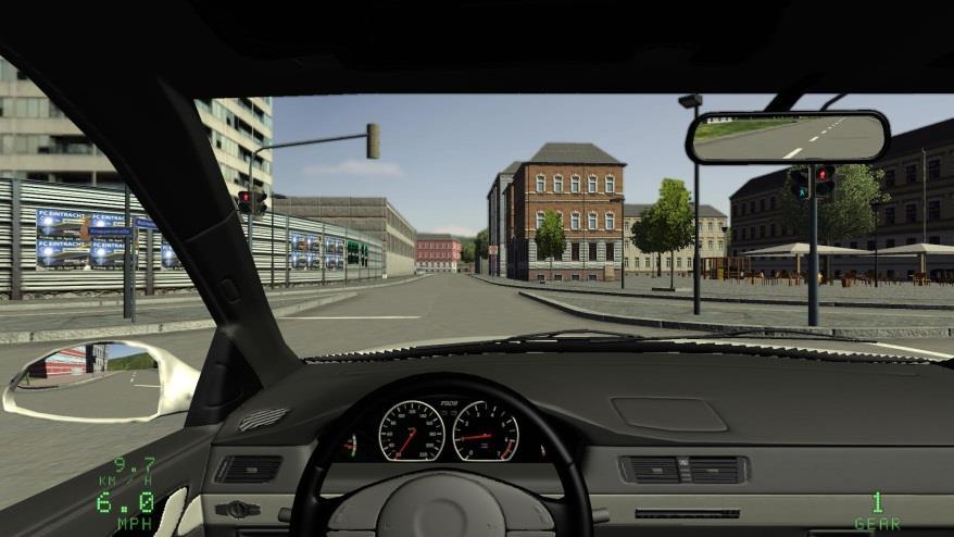 Kjøresimulator Ulike typer trafikk: motorvei, by, etc.