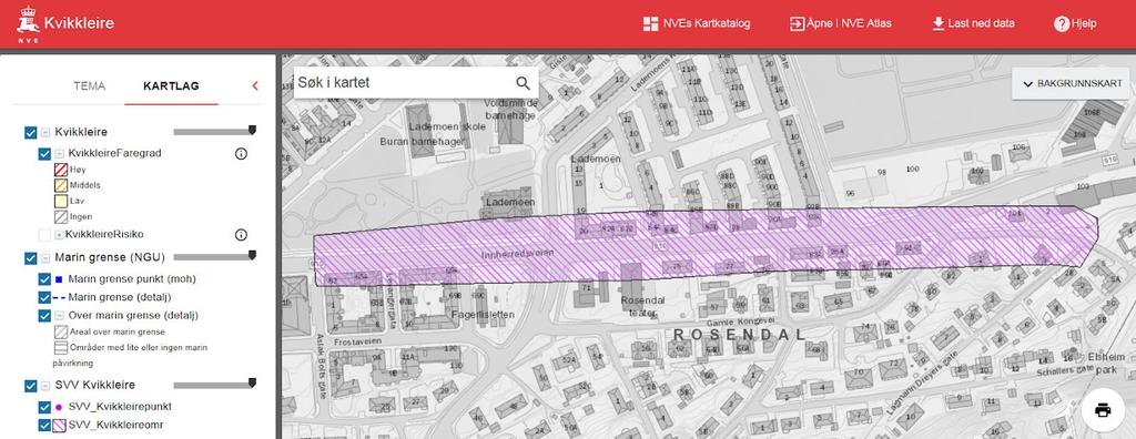 Det er trafikken som genererer støybildet i området. Trafikkmengden har gått drastisk ned som følge av etablering av Strindheimtunnelen.