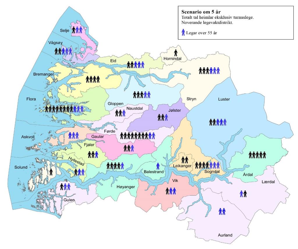 Litt historikk - siste 20 år: Stor utskifting grunna alder: Ledige lister (stillingar) i forhold til resten av landet: Tispunkt Del lister uten lege 31.12.2001 19,4 31.12.2002 16,5 03.