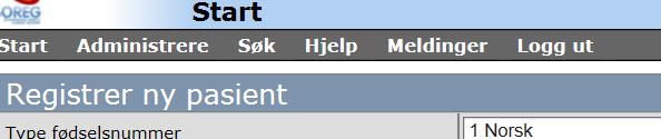 Søke i registeret Det er mogeleg å søke i registeret etter einskilde pasientar, pasientar operert