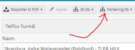 3 11. Du kan også endre turmålspunktet ved å dra i det etter at du har aktivert turmålet. Klikk på punktet en gang, deretter klikk en gang til for å dra det til riktig plass. Husk å lagre. B.