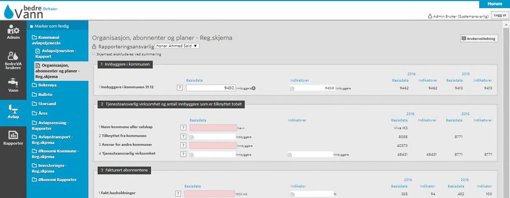 6.5 Registrering av organisasjon, abonnenter og planer 2.