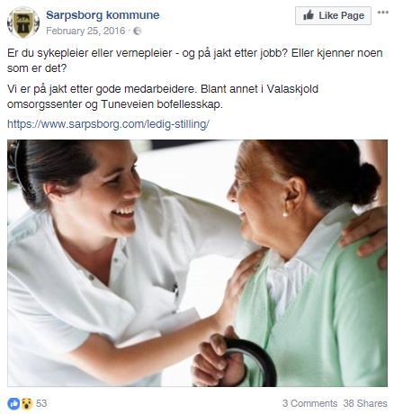 Noen gode eksempler Sarpsborg kommune