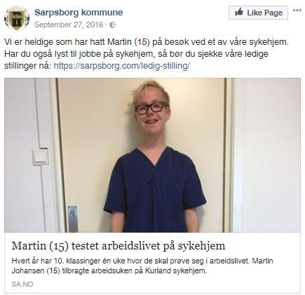 Noen gode eksempler Sarpsborg