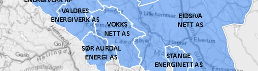 regionalnettseier (dvs. Gudbrandsdal Energi Nett AS og A/S Eidefoss). I Vest-Oppland (dvs.