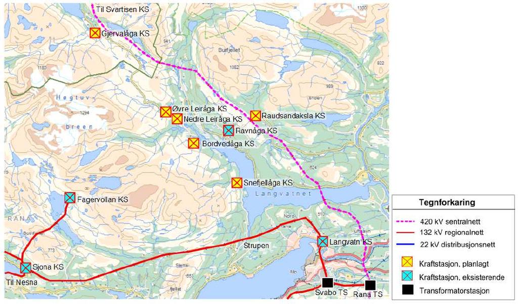 Side 6 1 Søknadene 1.1 Bakgrunn for søknadene Leiråga og Gjervalåga vannkraftverk er gitt vassdragskonsesjon men mangler nettilknytning.