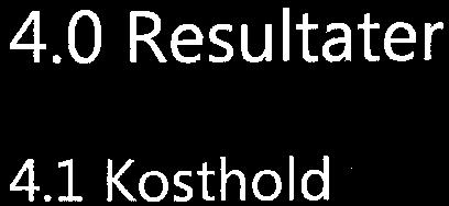 4.0 Resultater 4.1 Kosthold Informant 1 Denne informanten sier at det har blitt mye mer fokus på kostholdet i barnehagen om man ser, på de 5 siste årene.